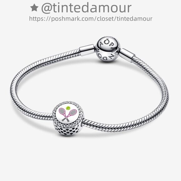 Pandora Engravable Tennis Charm|Pendant - Picture 2 of 2
